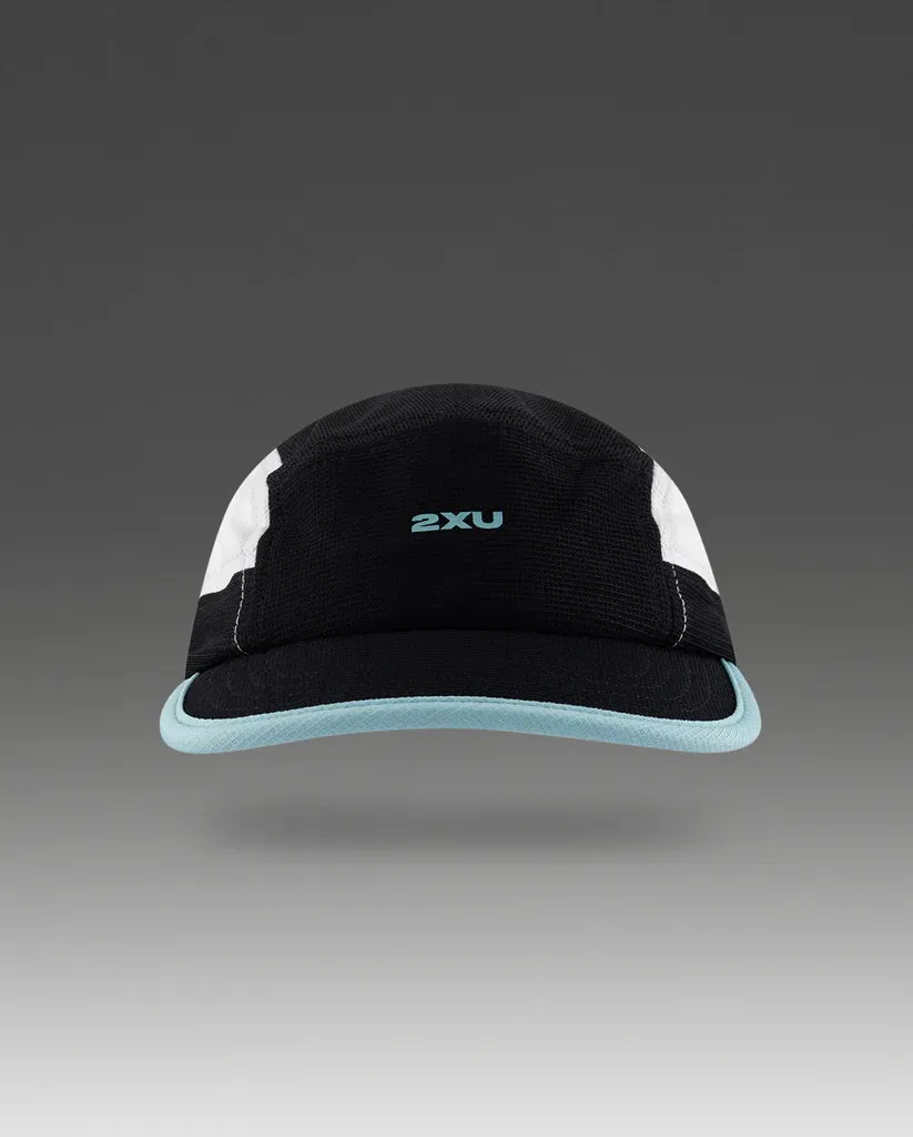 2XU Light Speed Small Cap-Black/White-OSFA