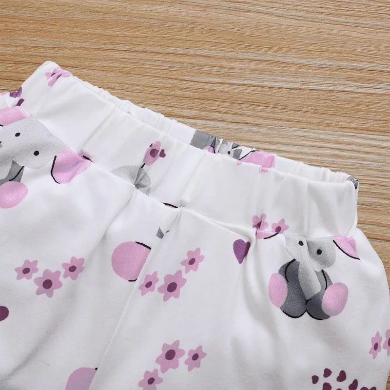 3-piece Romper & Headband & Shorts for Baby Girl