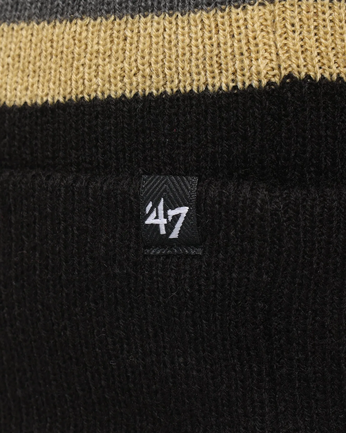47 Brand Vegas Golden Knights Breakaway Cuff Knit Beanie Black