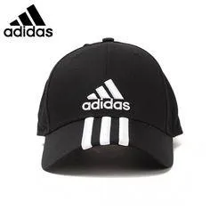 Adidas Performance Cap 3 Stripe Black and White