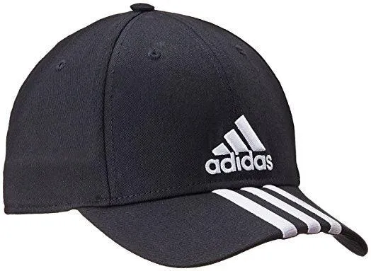 Adidas Performance Cap 3 Stripe Black and White