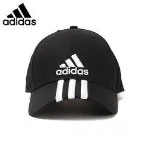 Adidas Performance Cap 3 Stripe Black and White
