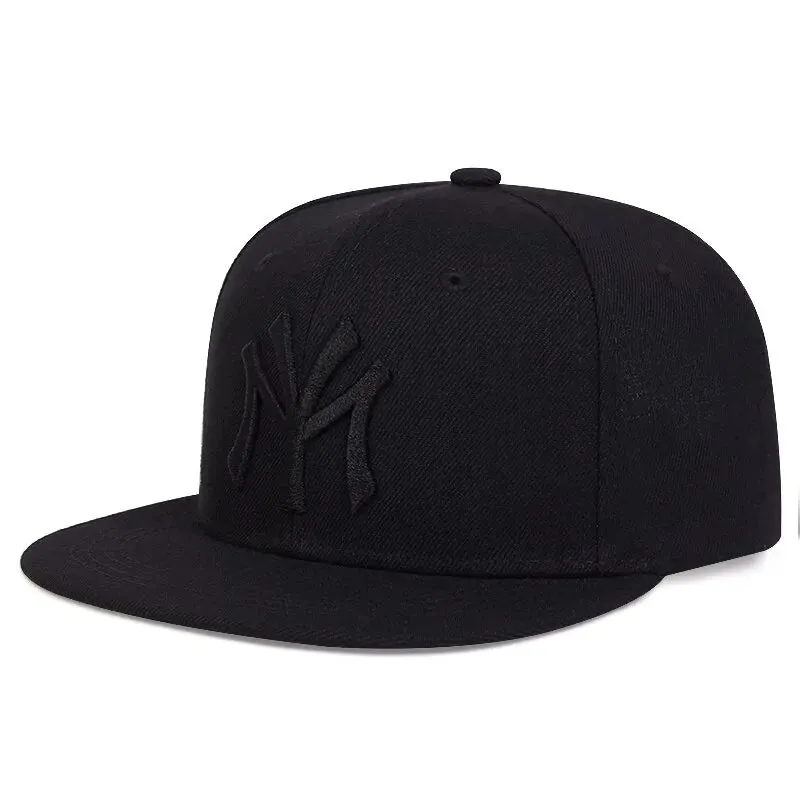 Adjustable Unisex Hip-hop Baseball Cap with Letter Embroidery
