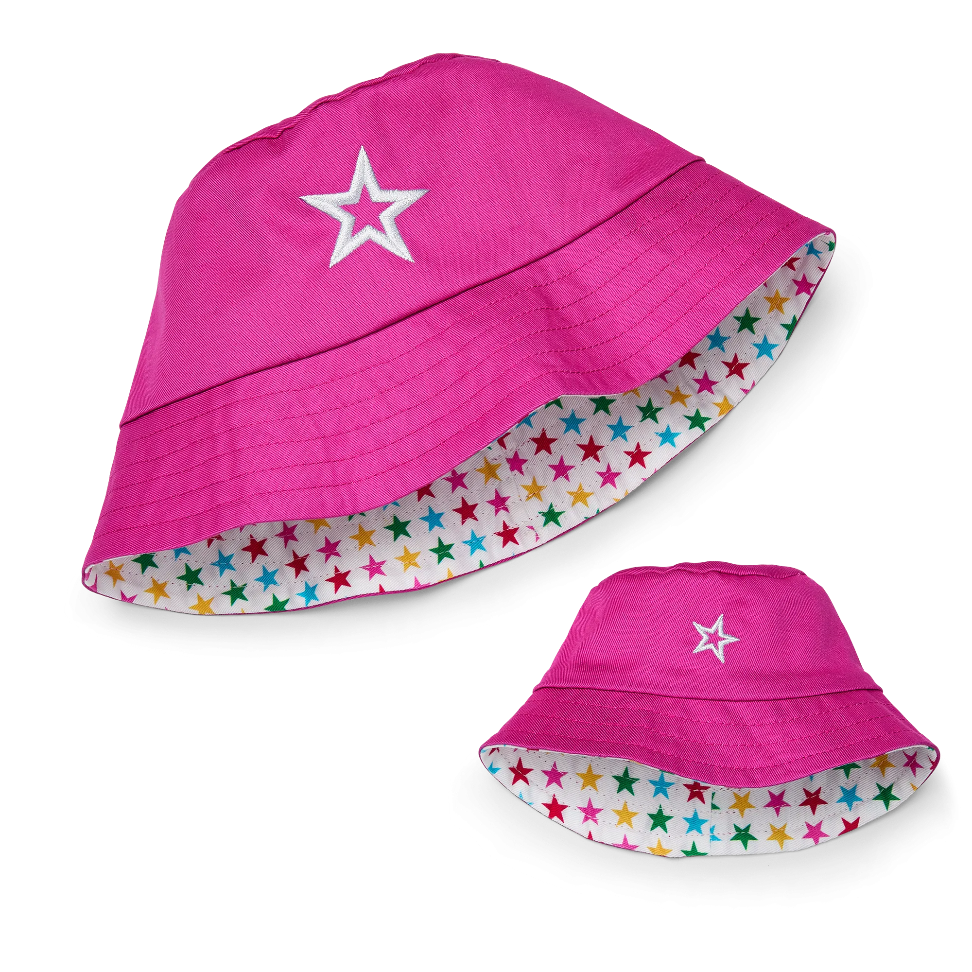 AG™ Star Bucket Hat Set for Girls & Dolls