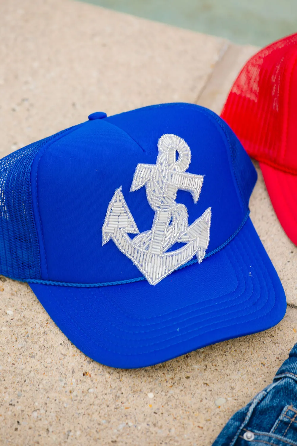 ANCHOR PATCH TRUCKER HATS