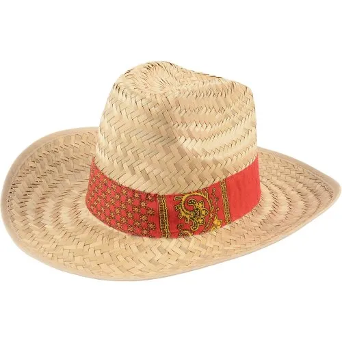 Bandanna High Crown Cowboy Costume Hat (Assorted Styles)