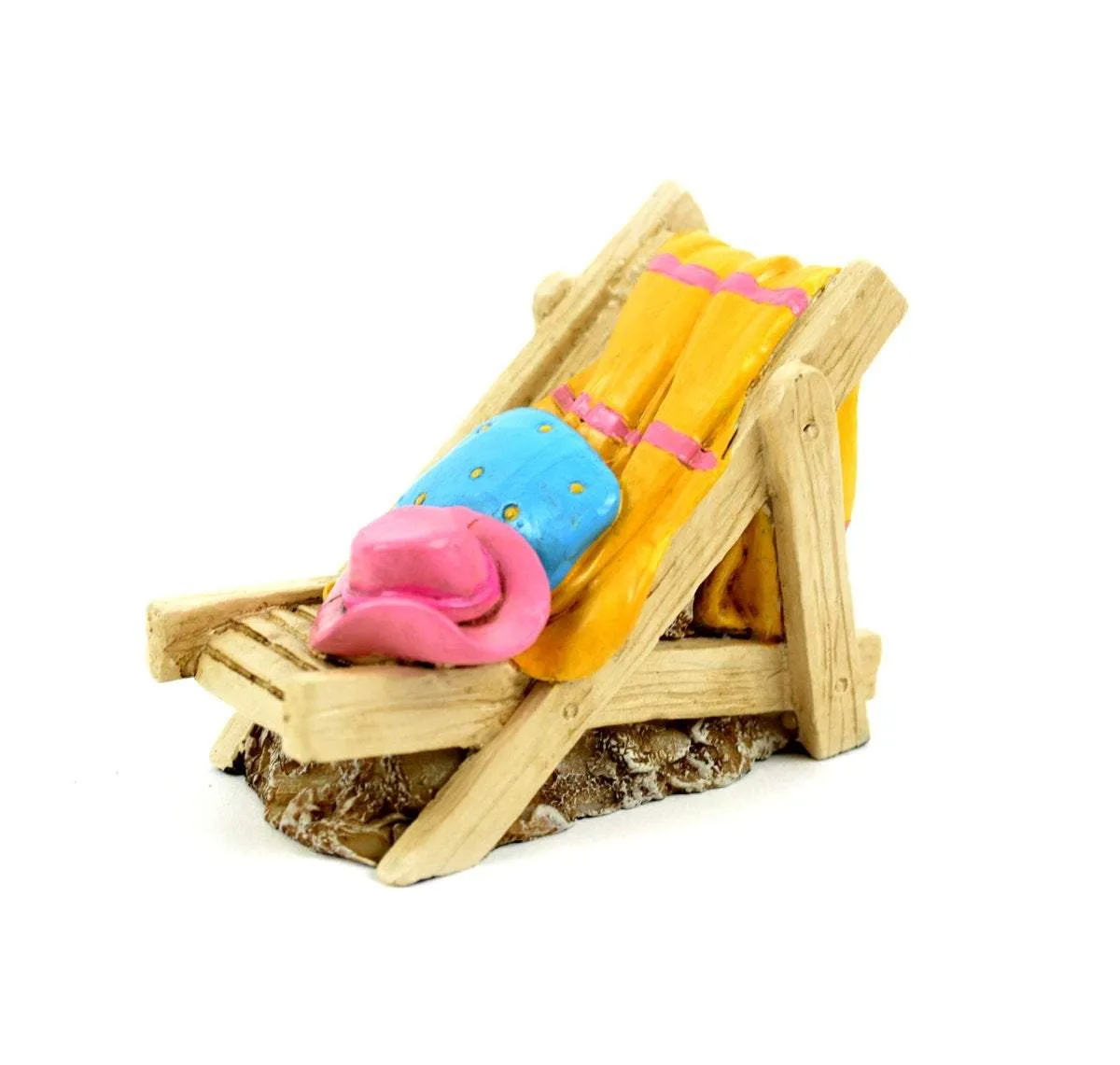 Beach Chair with Towel and Hat