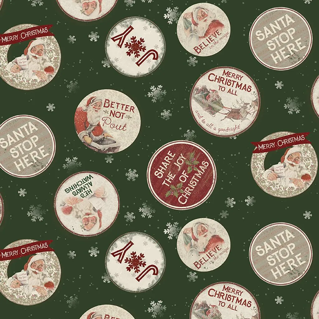 Better Not Pout by Clothworks ORNAMENTS/FOREST
