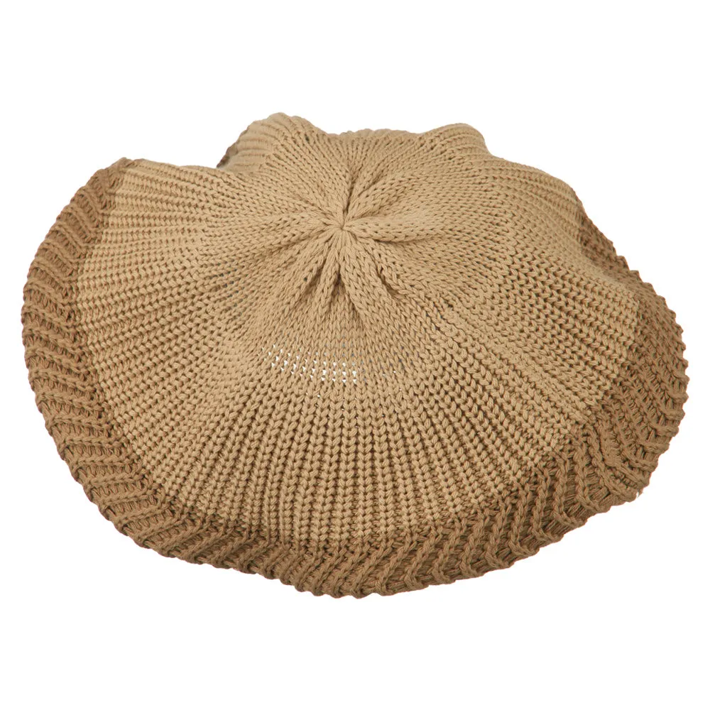 Big Size Cotton Rasta Tam Beret