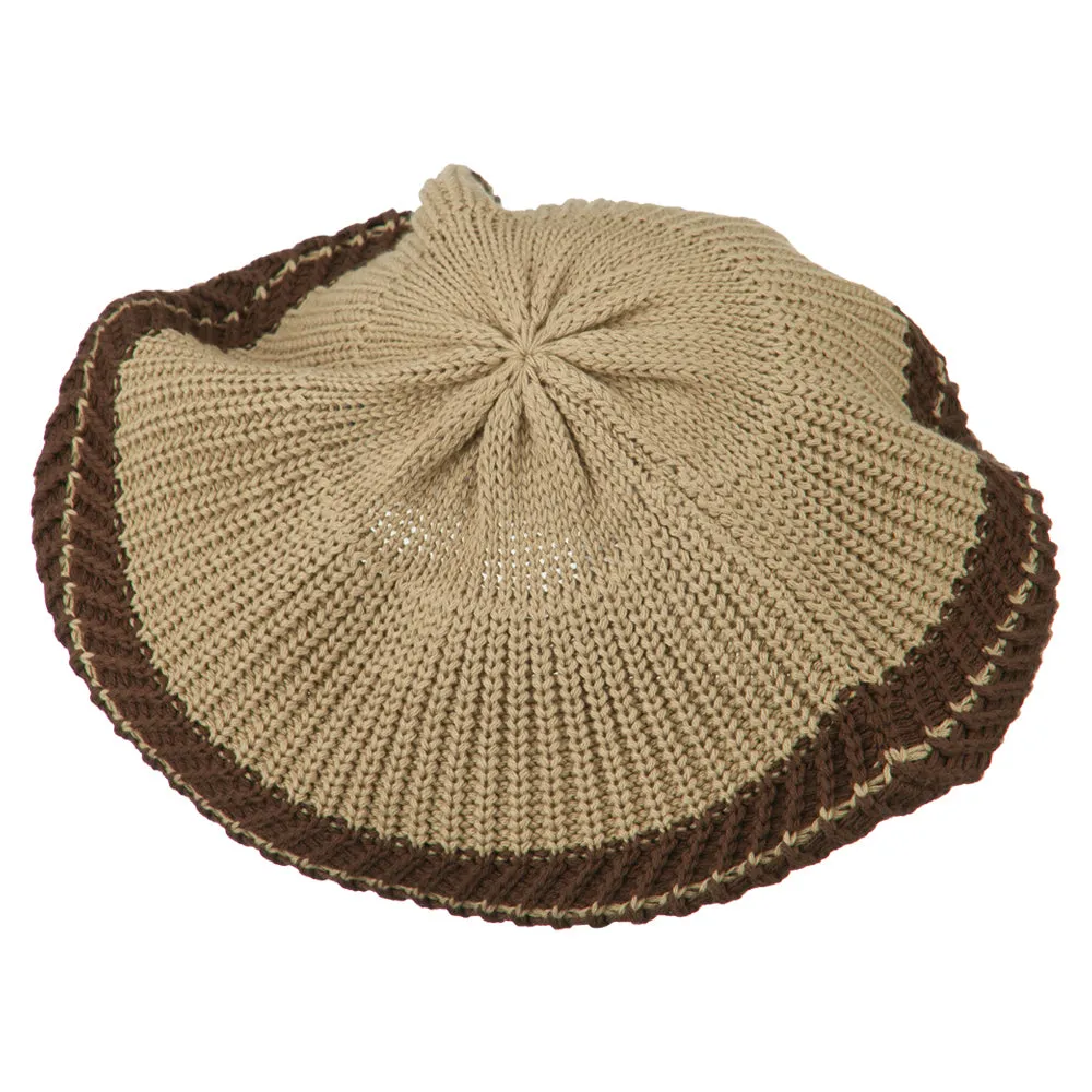 Big Size Cotton Rasta Tam Beret