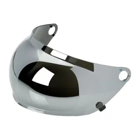 Biltwell Gringo S Bubble Visor - Chrome Mirror - Anti Fog