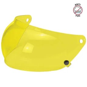 Biltwell Gringo S Bubble Visor - Yellow - Anti Fog