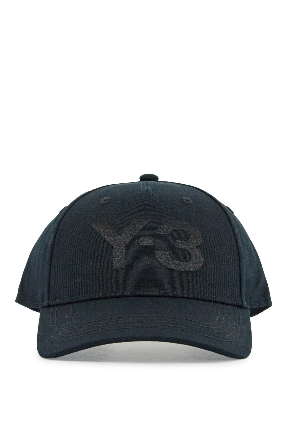 black cotton baseball cap with curved brim adjustable JP1143 BLACK