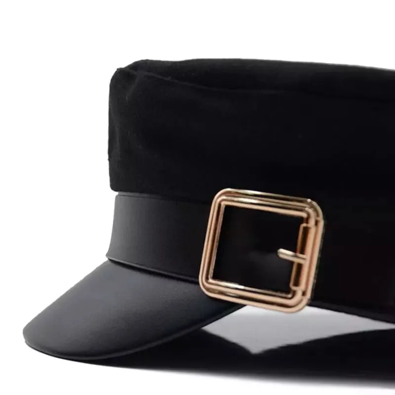 Bristol Black Cotton Sailor Cap