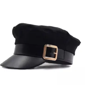 Bristol Black Cotton Sailor Cap
