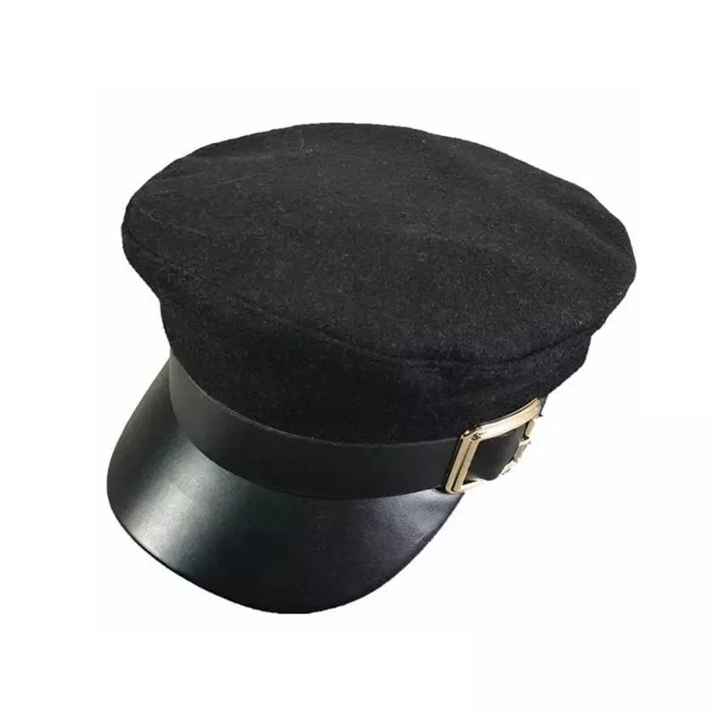 Bristol Black Cotton Sailor Cap