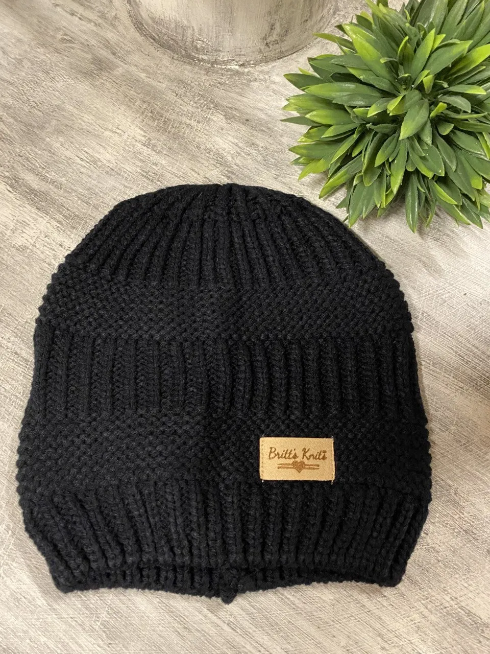 Britt's Knits Knit Beanies Ast Colors as shown