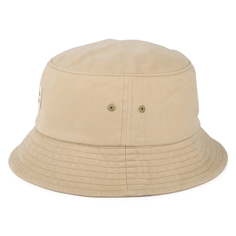 Brixton Hats Woodburn Washed Packable Bucket Hat - Sand