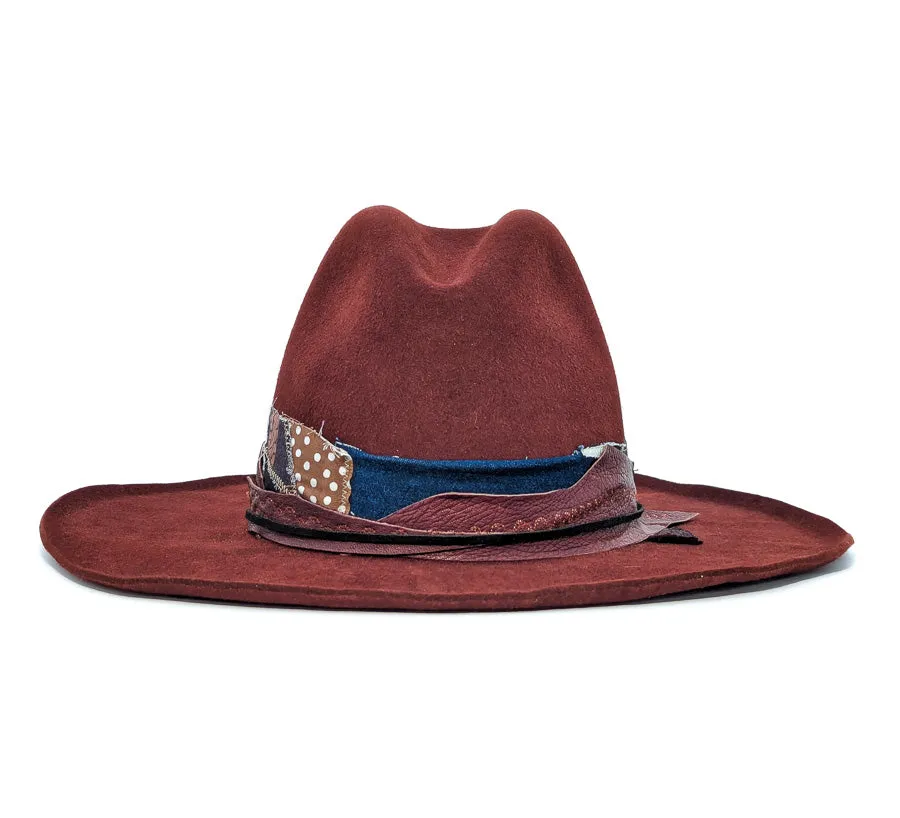 Burnished Copper Gus - Custom Felt Hat