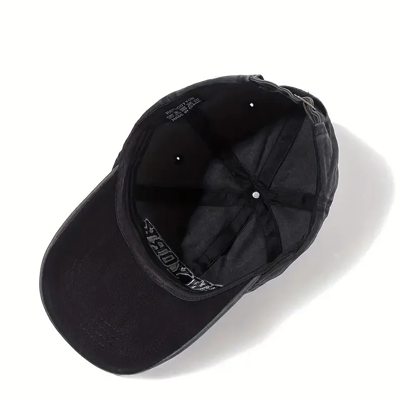 Caps Unisex "New York" Washed Denim Baseball Cap