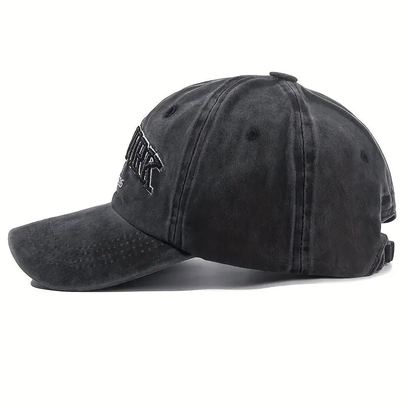 Caps Unisex "New York" Washed Denim Baseball Cap