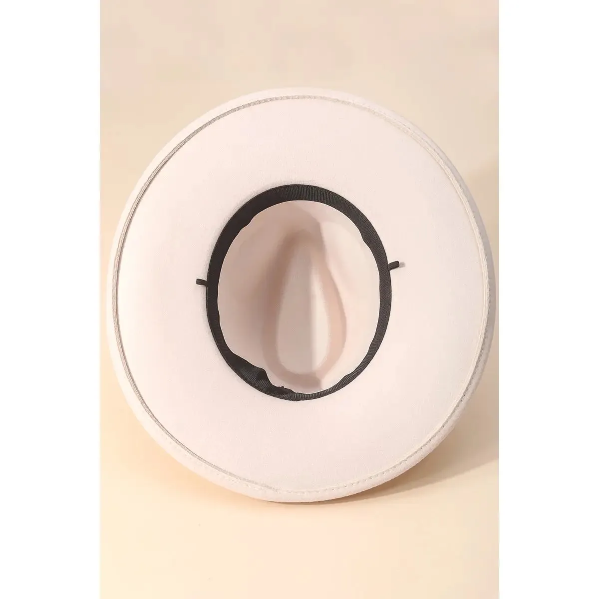 Concho Chain Flat Brim Fedora