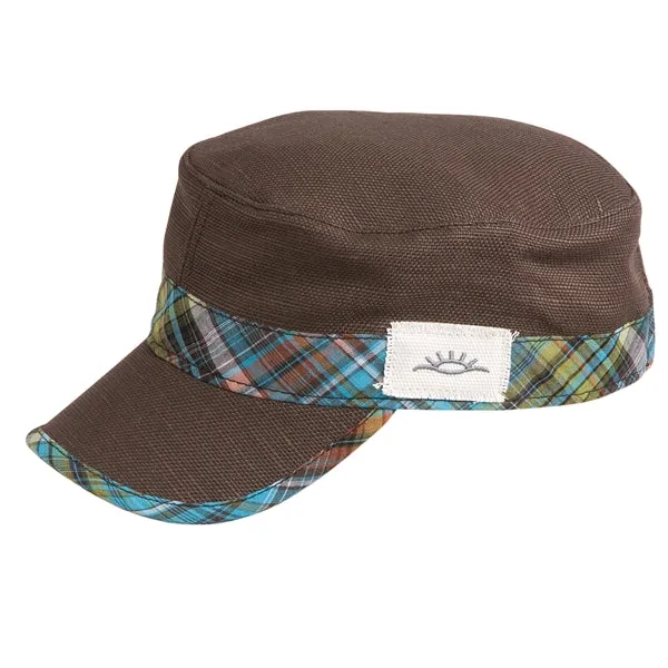 Conner Cotton Linen Army Cap