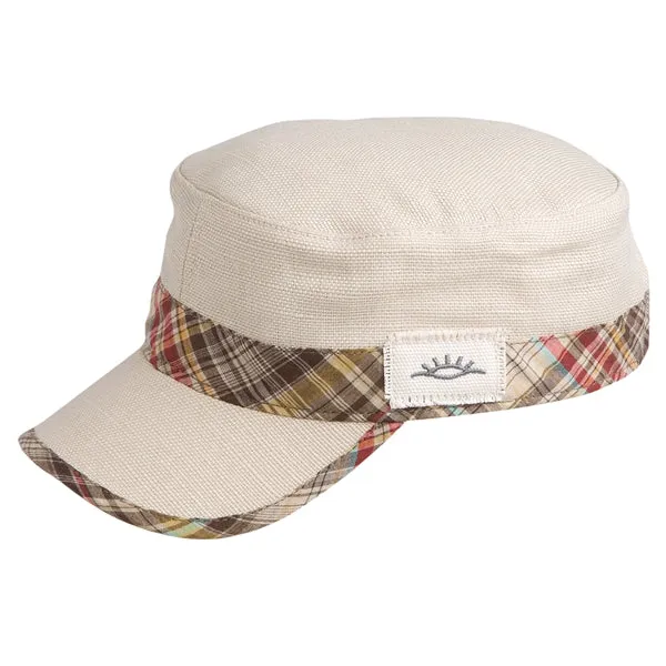 Conner Cotton Linen Army Cap
