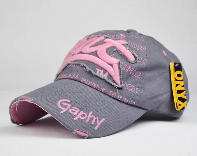 Cotton Mens Hat letter Bat unisex Women hats baseball cap casual caps