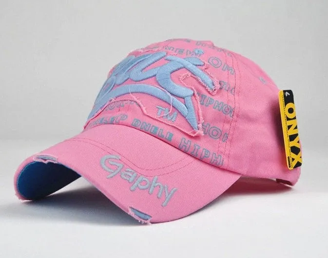 Cotton Mens Hat letter Bat unisex Women hats baseball cap casual caps