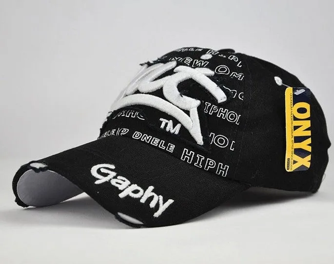 Cotton Mens Hat letter Bat unisex Women hats baseball cap casual caps