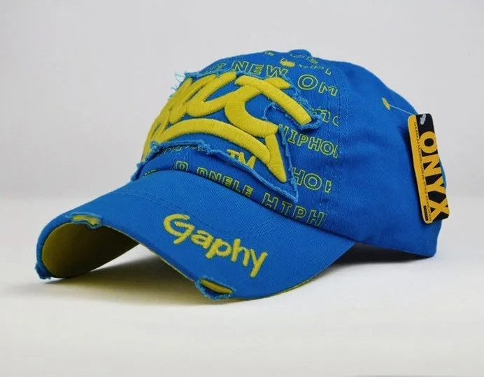 Cotton Mens Hat letter Bat unisex Women hats baseball cap casual caps