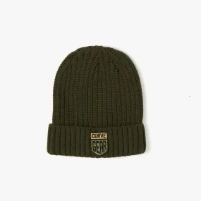 Curve Gear Military Beanie Olive