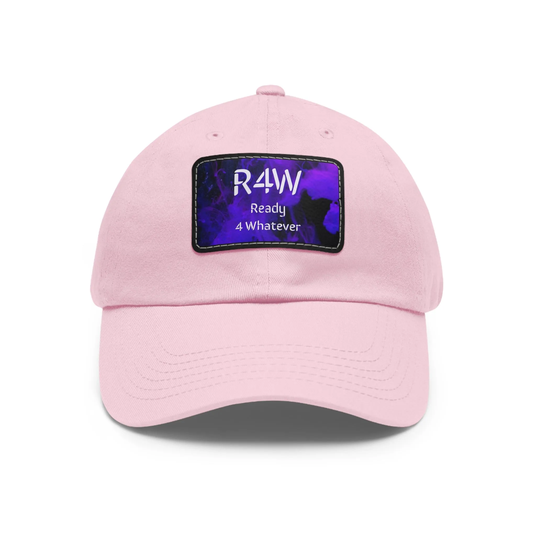 Dad Hat with Leather Patch (Rectangle)