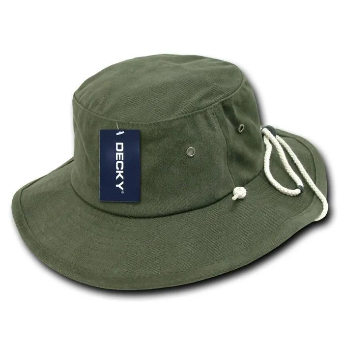 Decky 510 - Structured Cotton Aussie Hat, Australian Bucket Cap - CASE Pricing