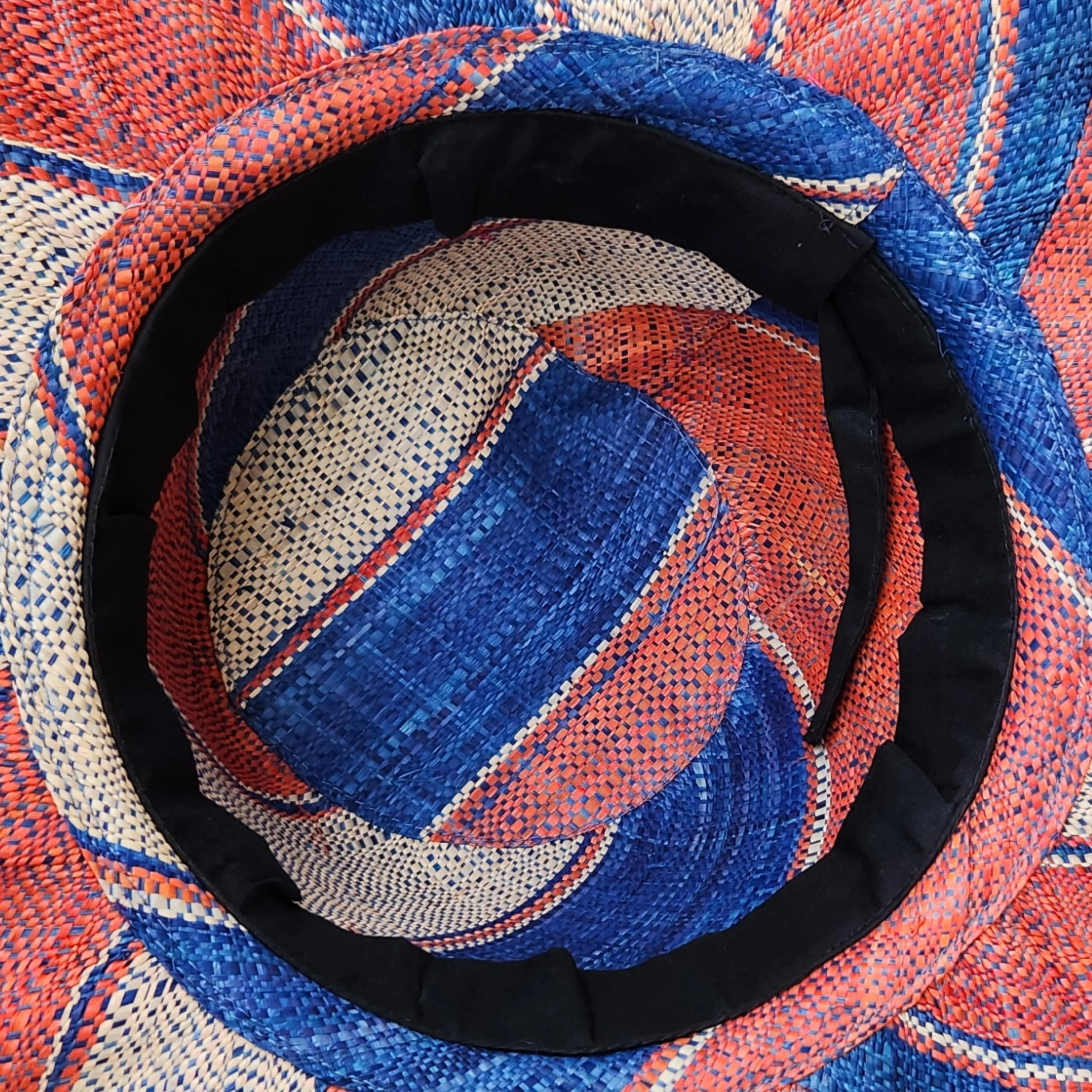 Dingani: Madagsacar Big Brim Raffia Sun Hat