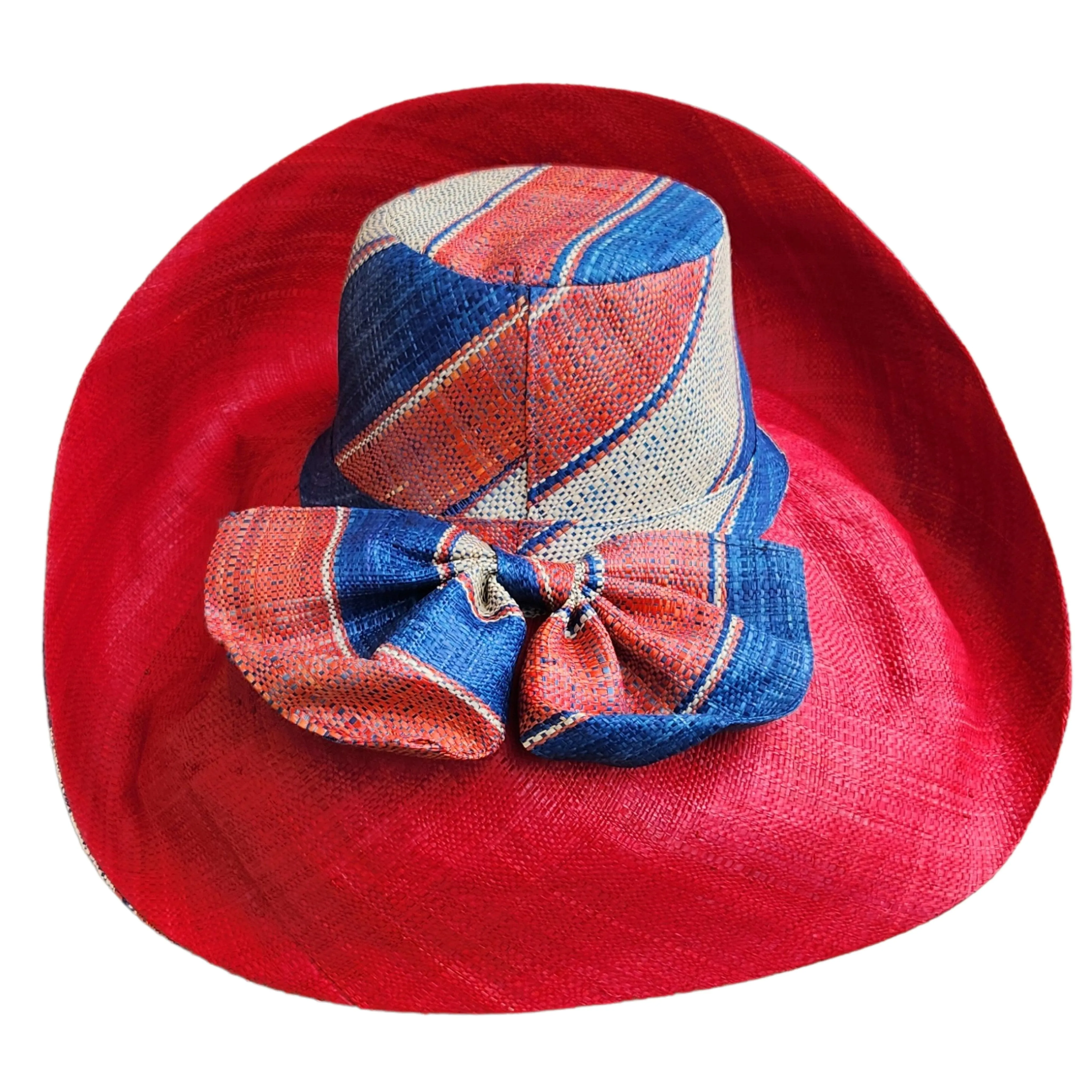 Dingani: Madagsacar Big Brim Raffia Sun Hat