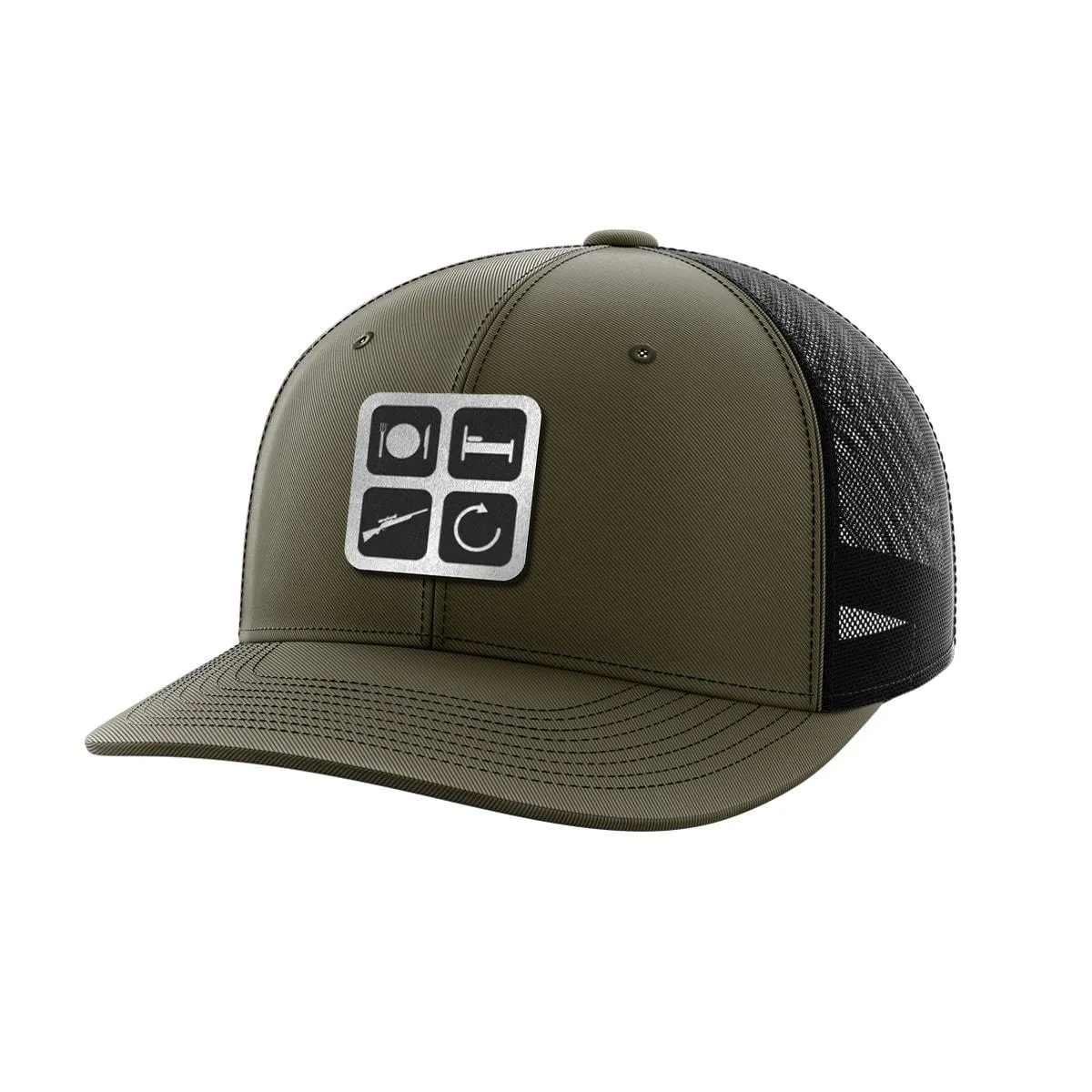 Eat Sleep Hunt Repeat Patch Hat