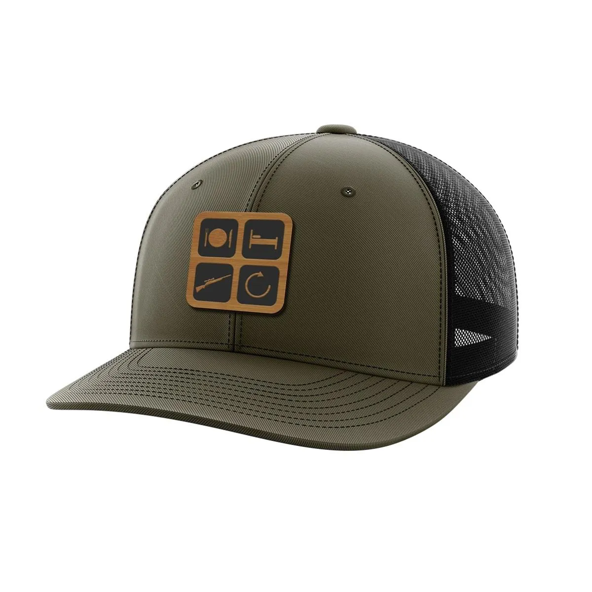 Eat Sleep Hunt Repeat Patch Hat