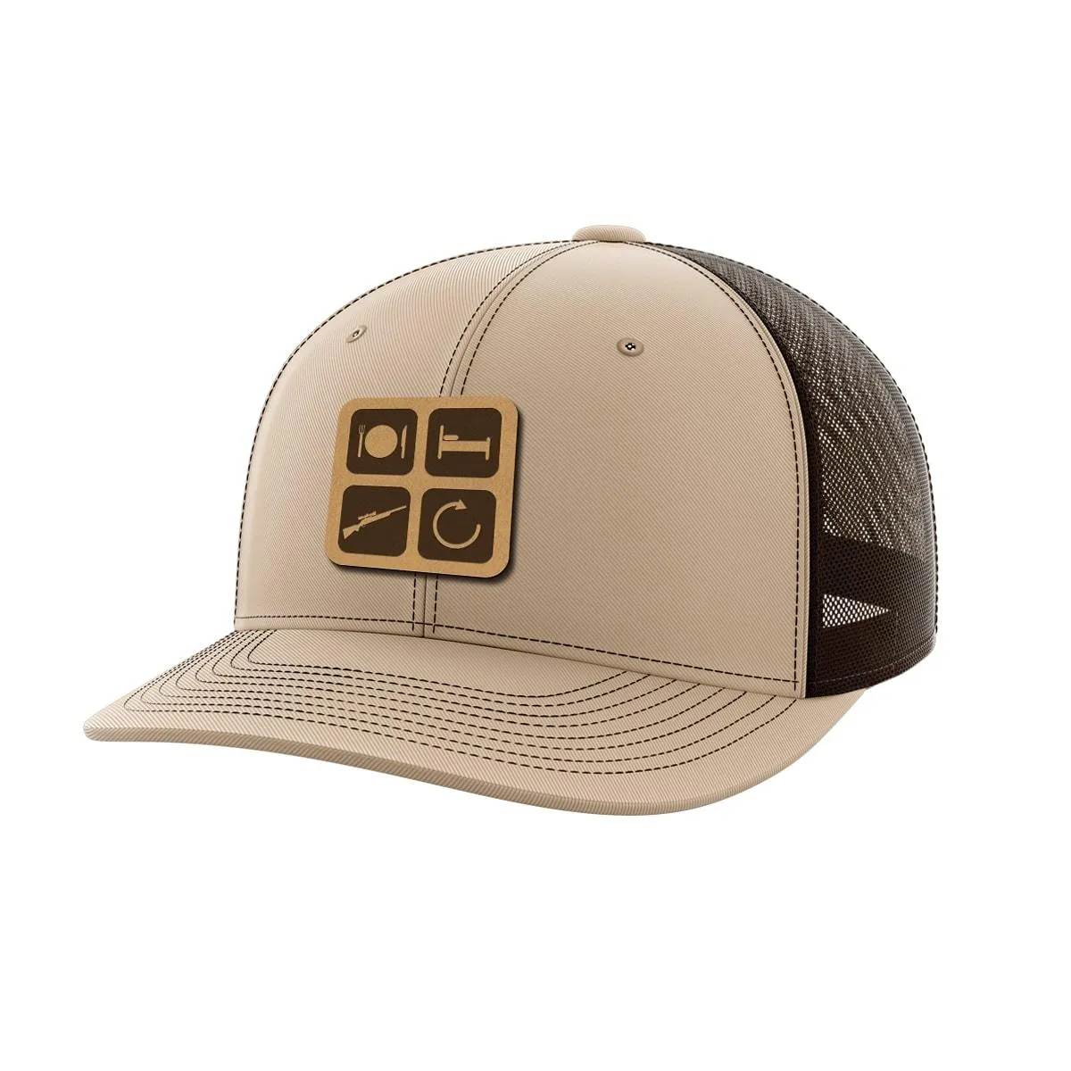 Eat Sleep Hunt Repeat Patch Hat