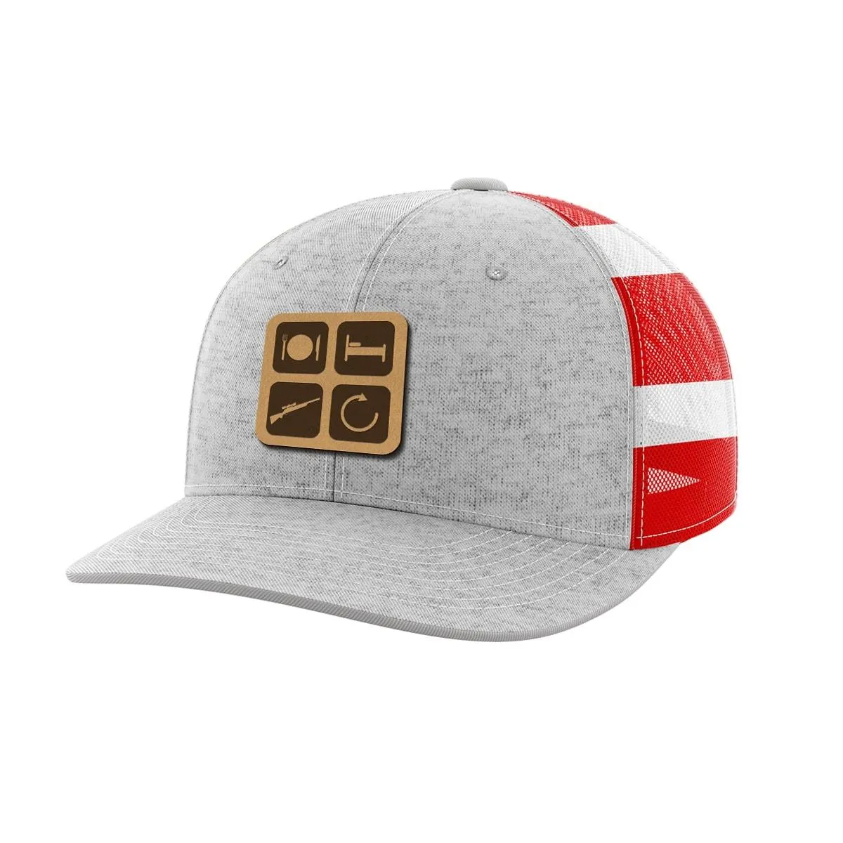 Eat Sleep Hunt Repeat Patch Hat