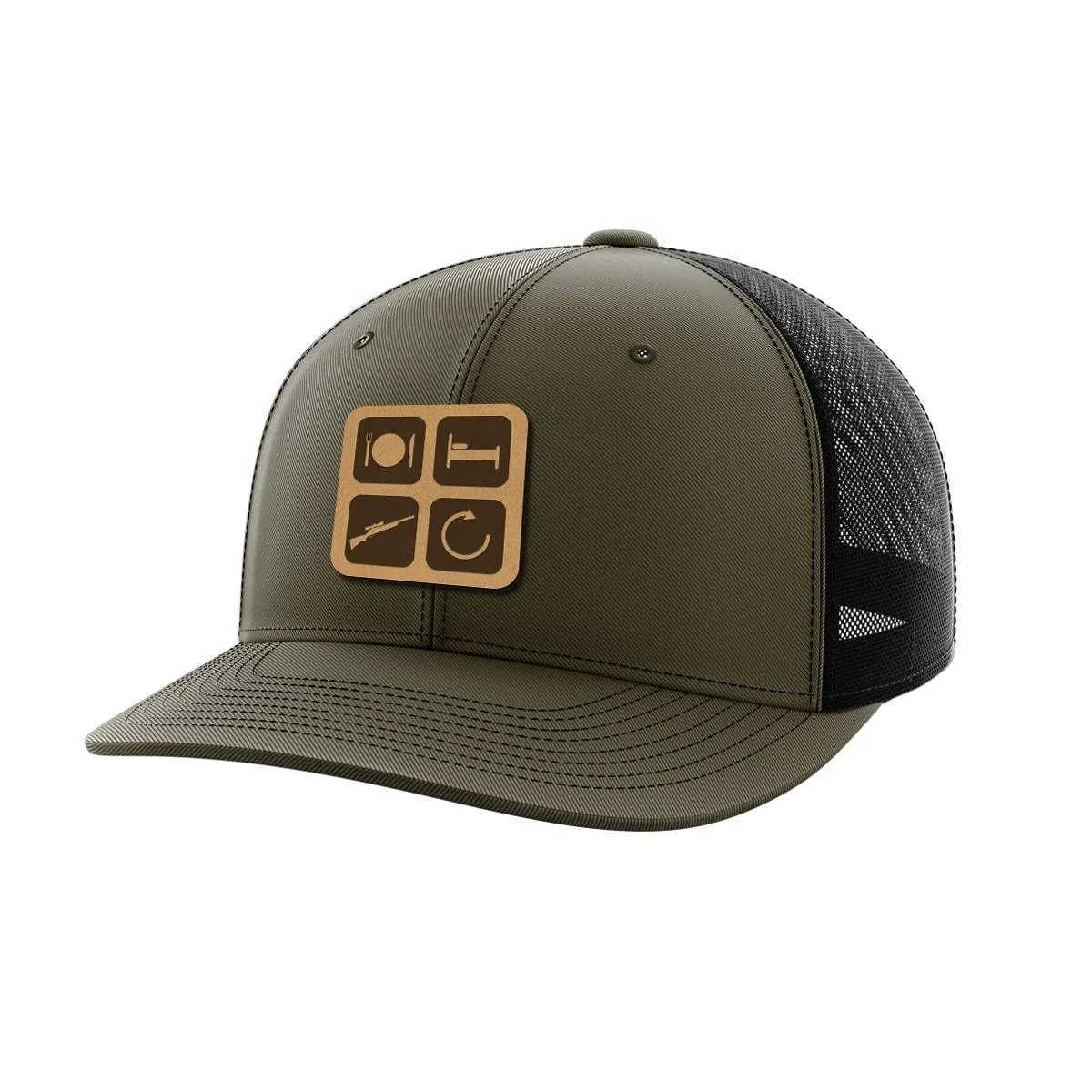 Eat Sleep Hunt Repeat Patch Hat