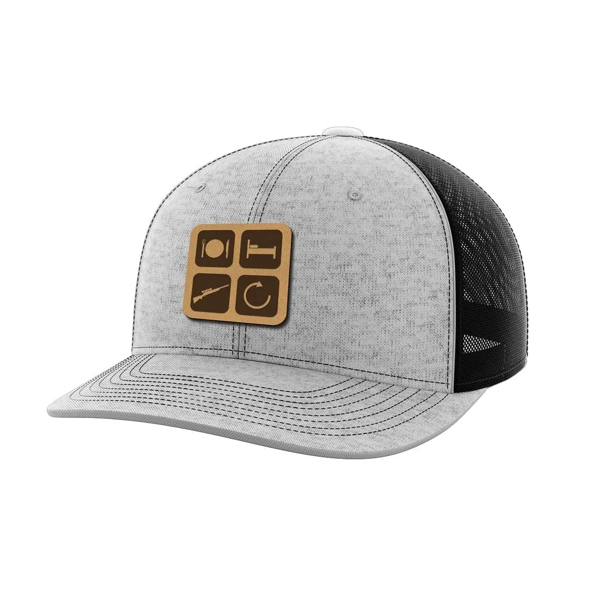 Eat Sleep Hunt Repeat Patch Hat