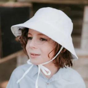 Explorer Kids Reversible Classic Bucket Hat (Finley/Blanc)