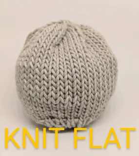 Family Beanies - 12ply KNIT FLAT