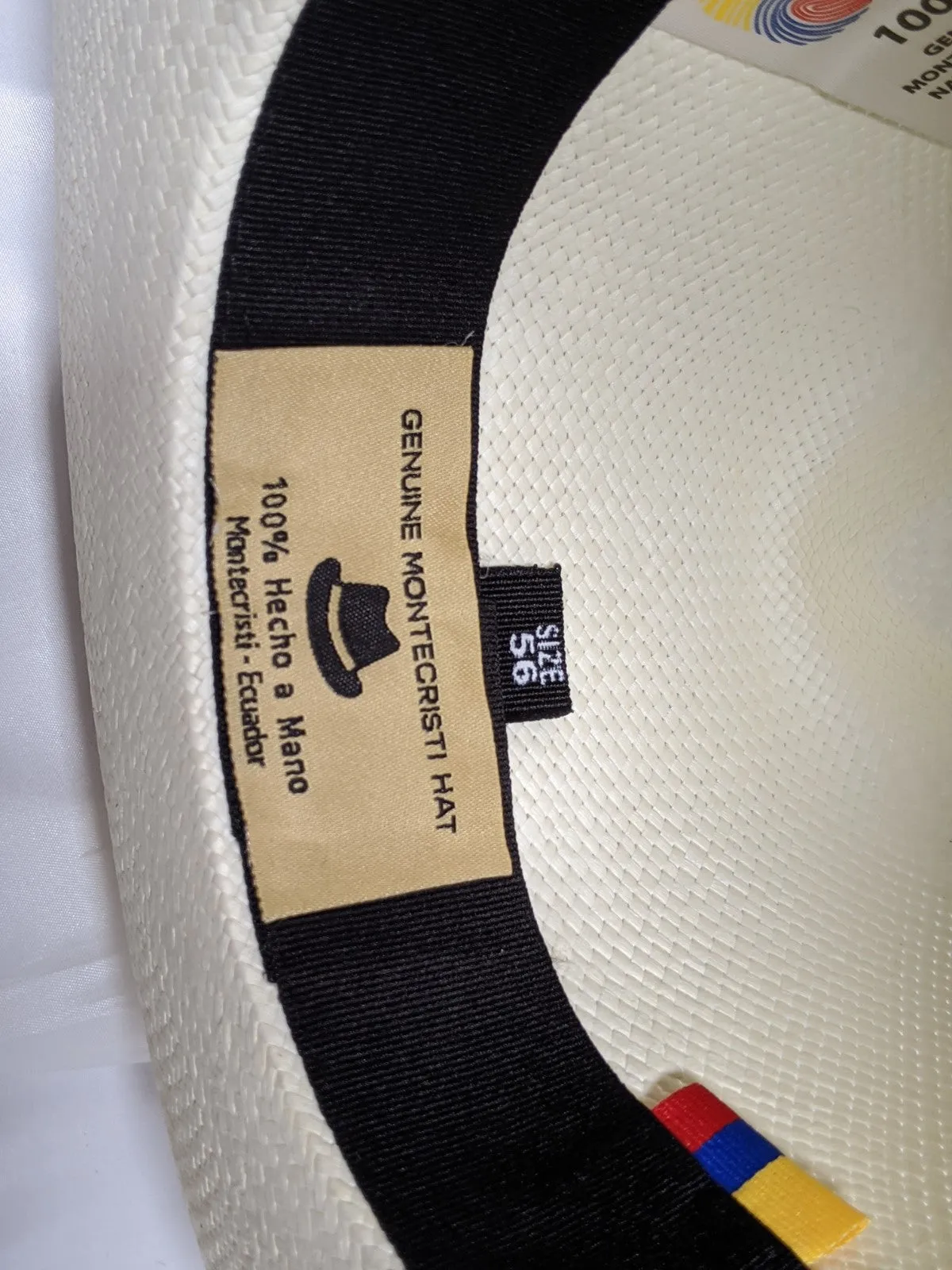 Fedora 6 3/4 (56) - White (Montecristi Panama) #20-150