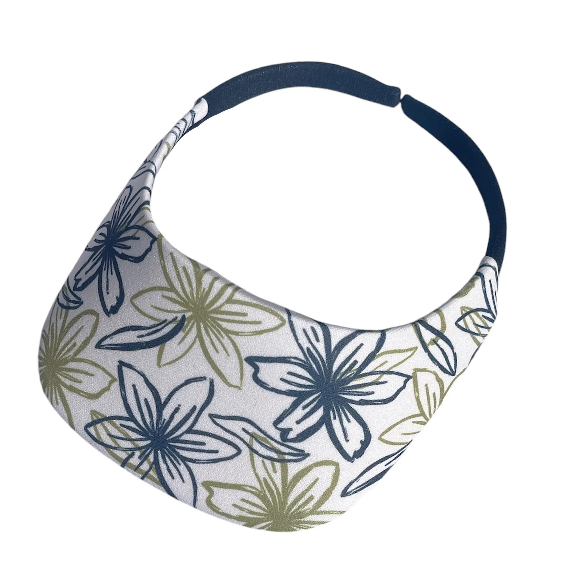 Flax w/ Navy & Gold Floral
