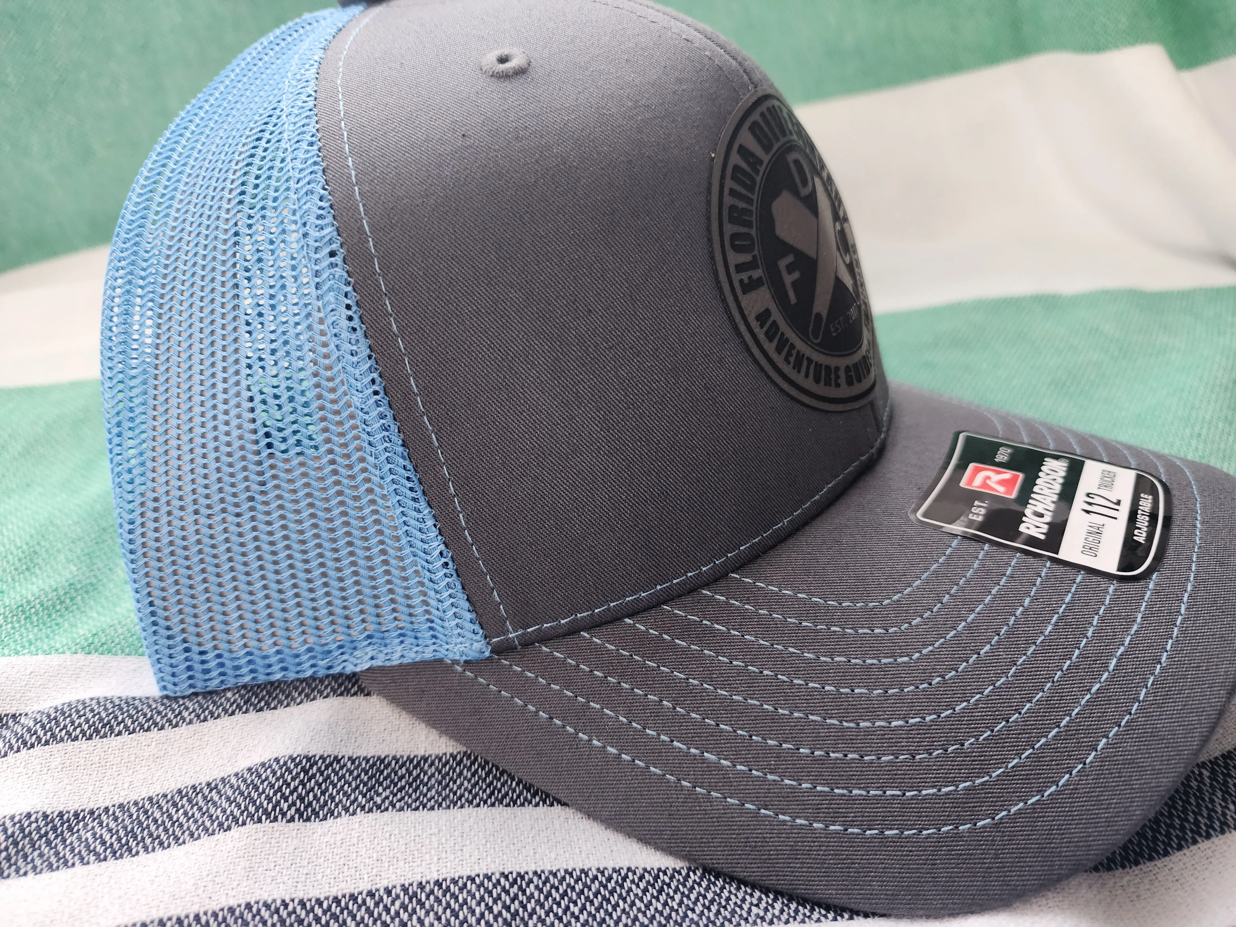 Florida Dive Company Leather Patch Hat