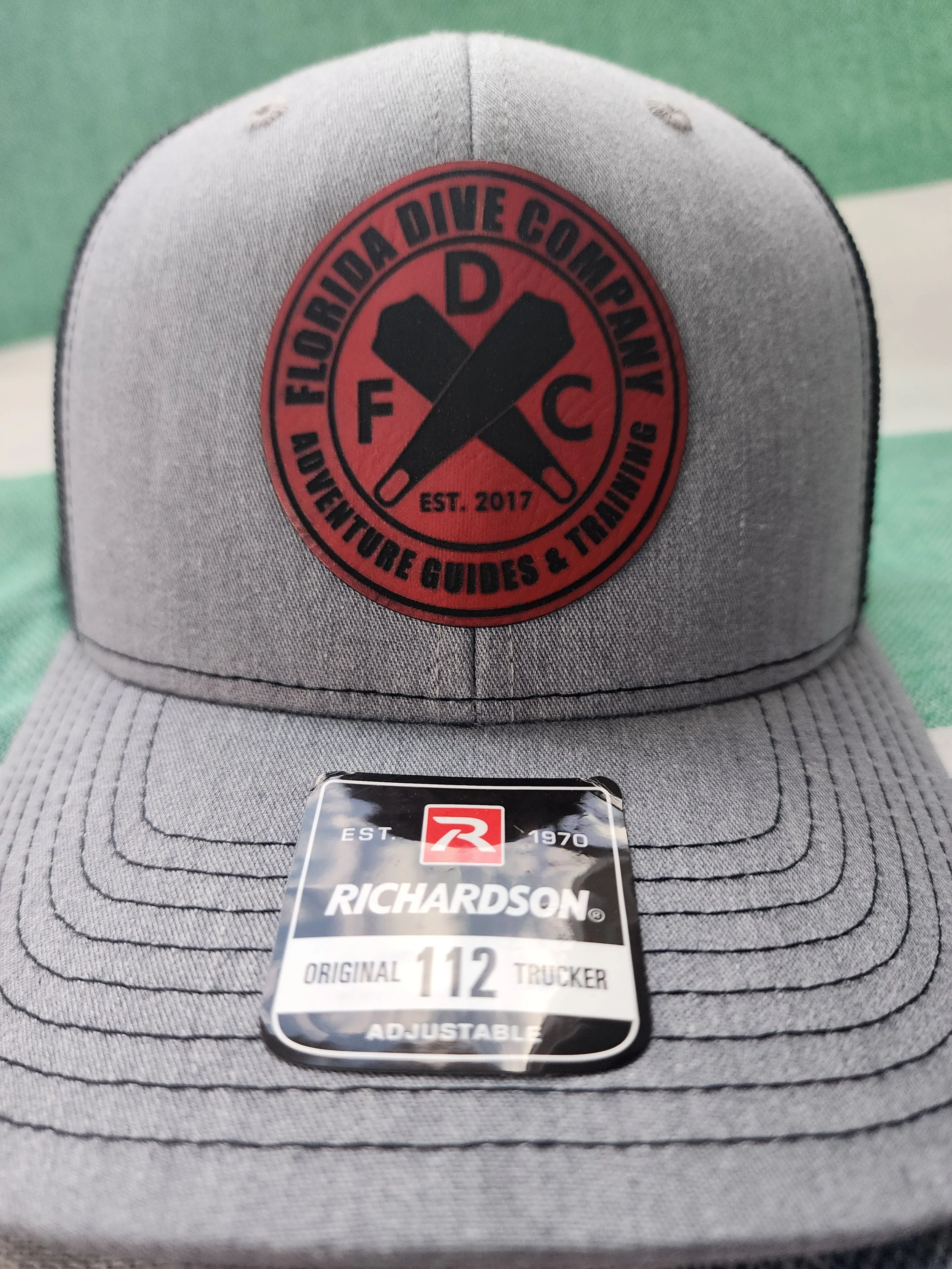 Florida Dive Company Leather Patch Hat