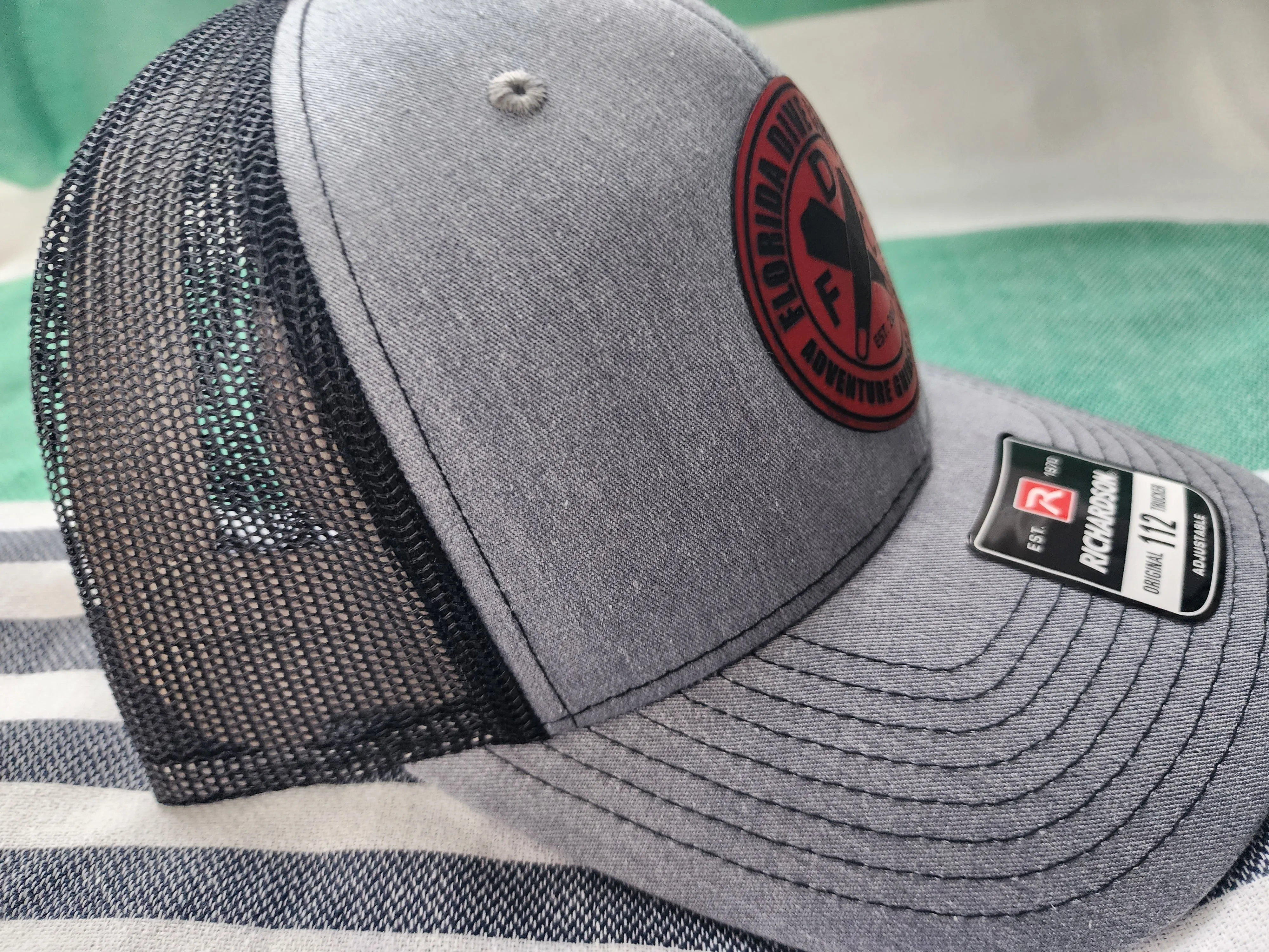 Florida Dive Company Leather Patch Hat